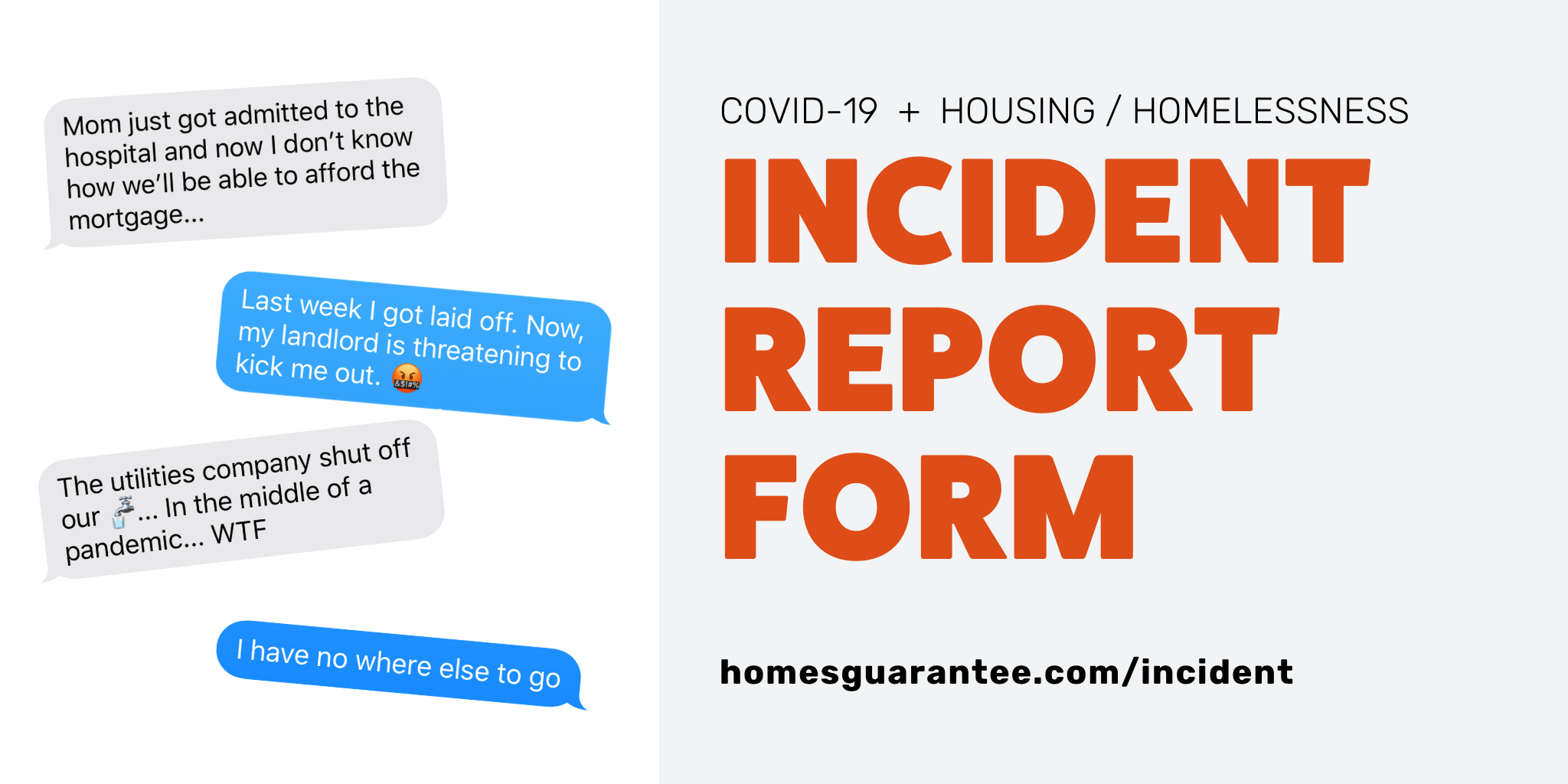 Submit a COVID-19 Housing Incident Report